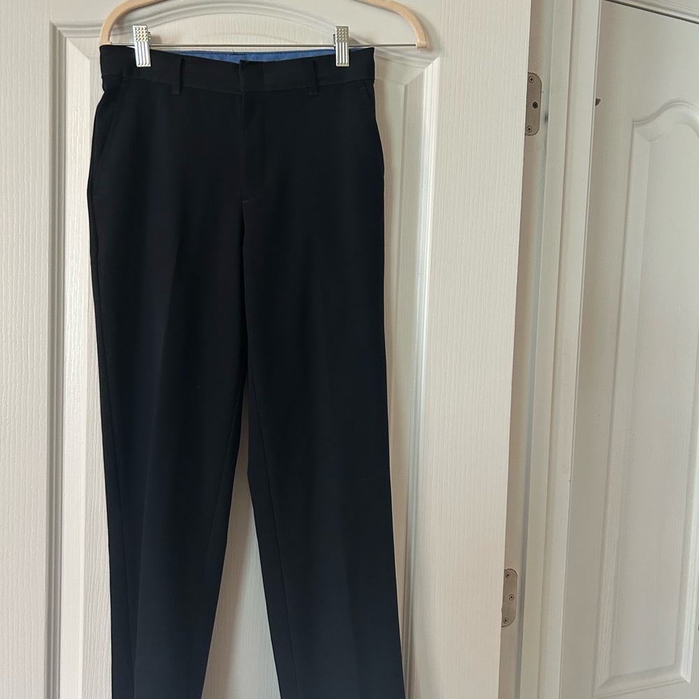 IZOD Boys' Bi-Stretch Flat Front Dress Pant
